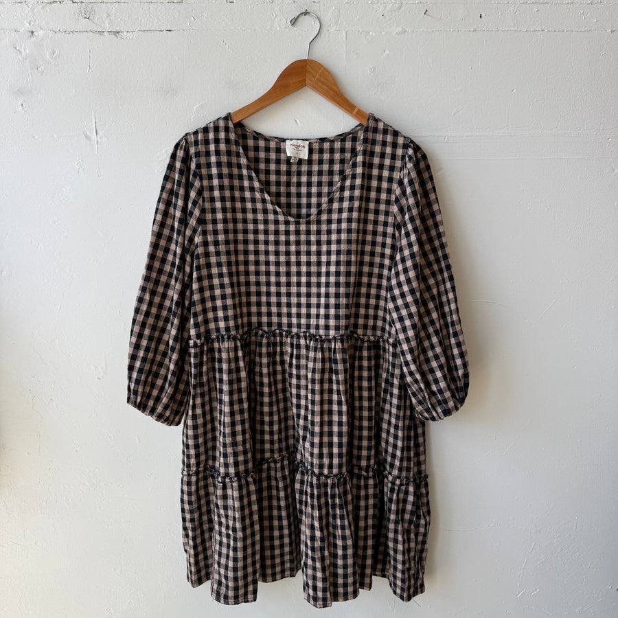 SIZE 1X | Gingham Dress