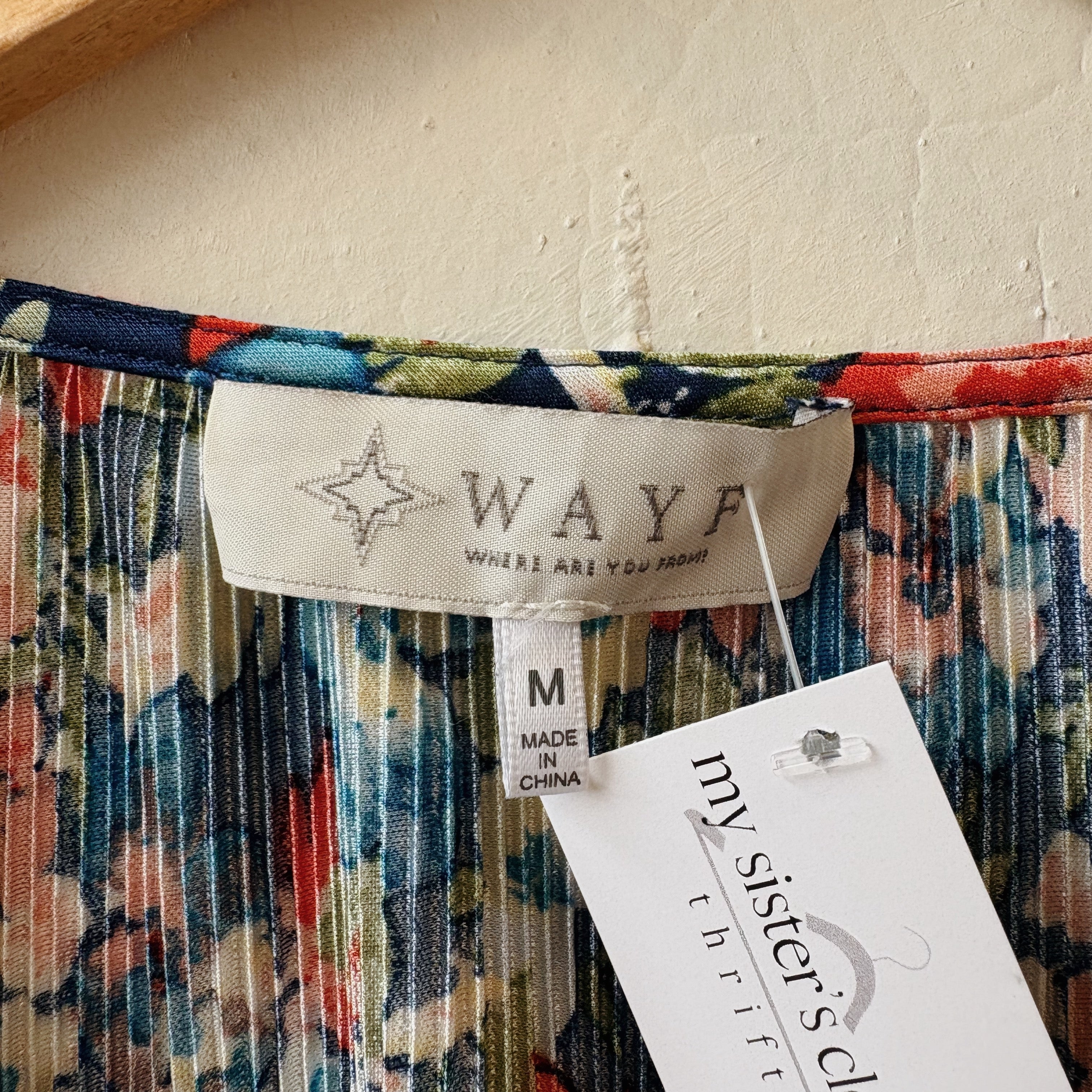 SIZE M | Blue Floral Top