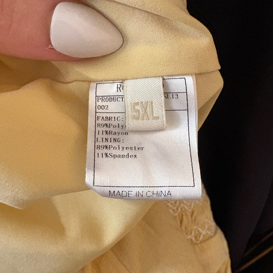 Size XXL | Yellow Dress