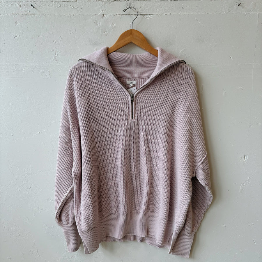SIZE S | Aerie Purple Quarter Zip