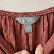 SIZE 2X | Brown Dress