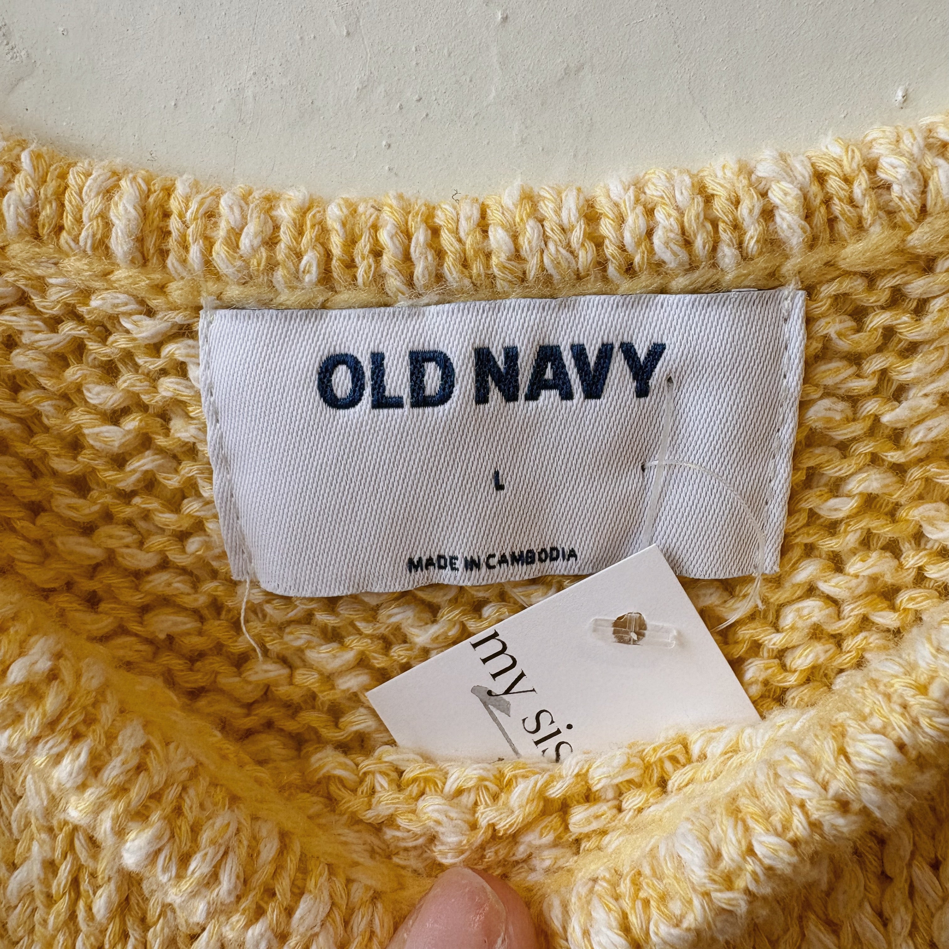 SIZE L | Yellow Tank Top