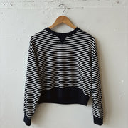 SIZE S | Navy Striped Top