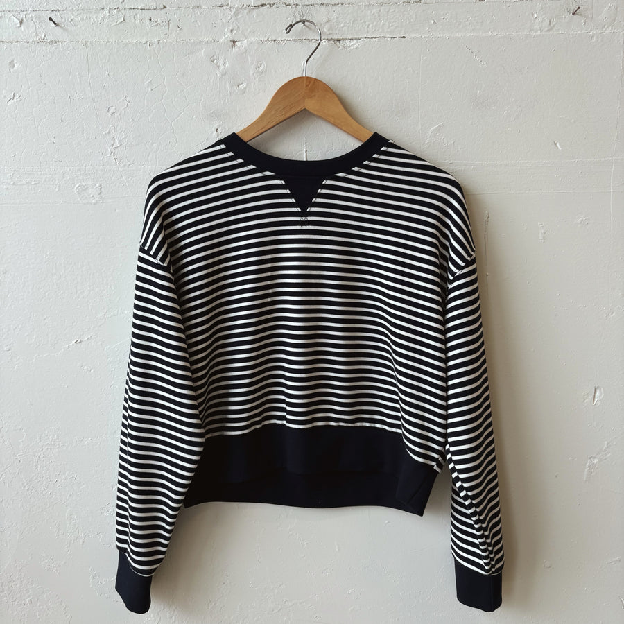 SIZE S | Navy Striped Top