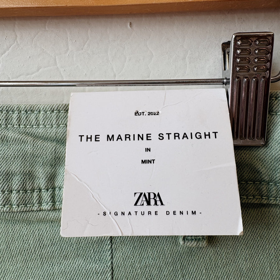 SIZE 12 | Zara Green Jeans