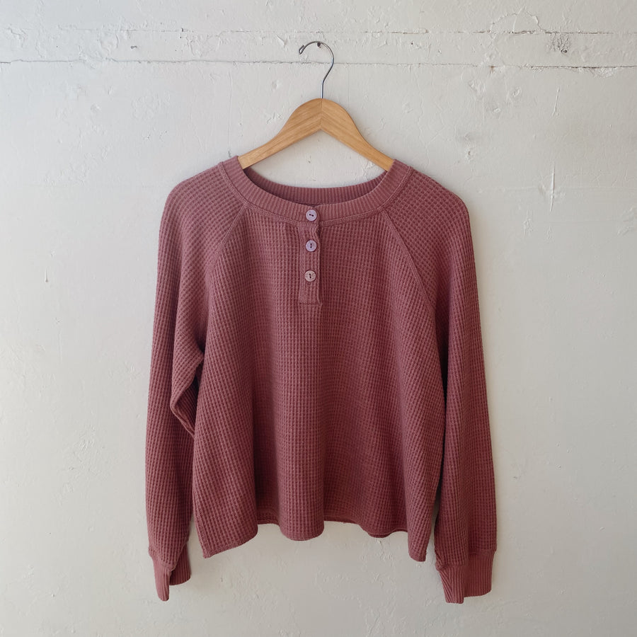 SIZE L | Waffle Knit Sweater