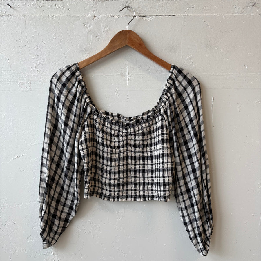 SIZE XS | AE Plaid Top