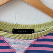 Size XL | Striped Crewneck