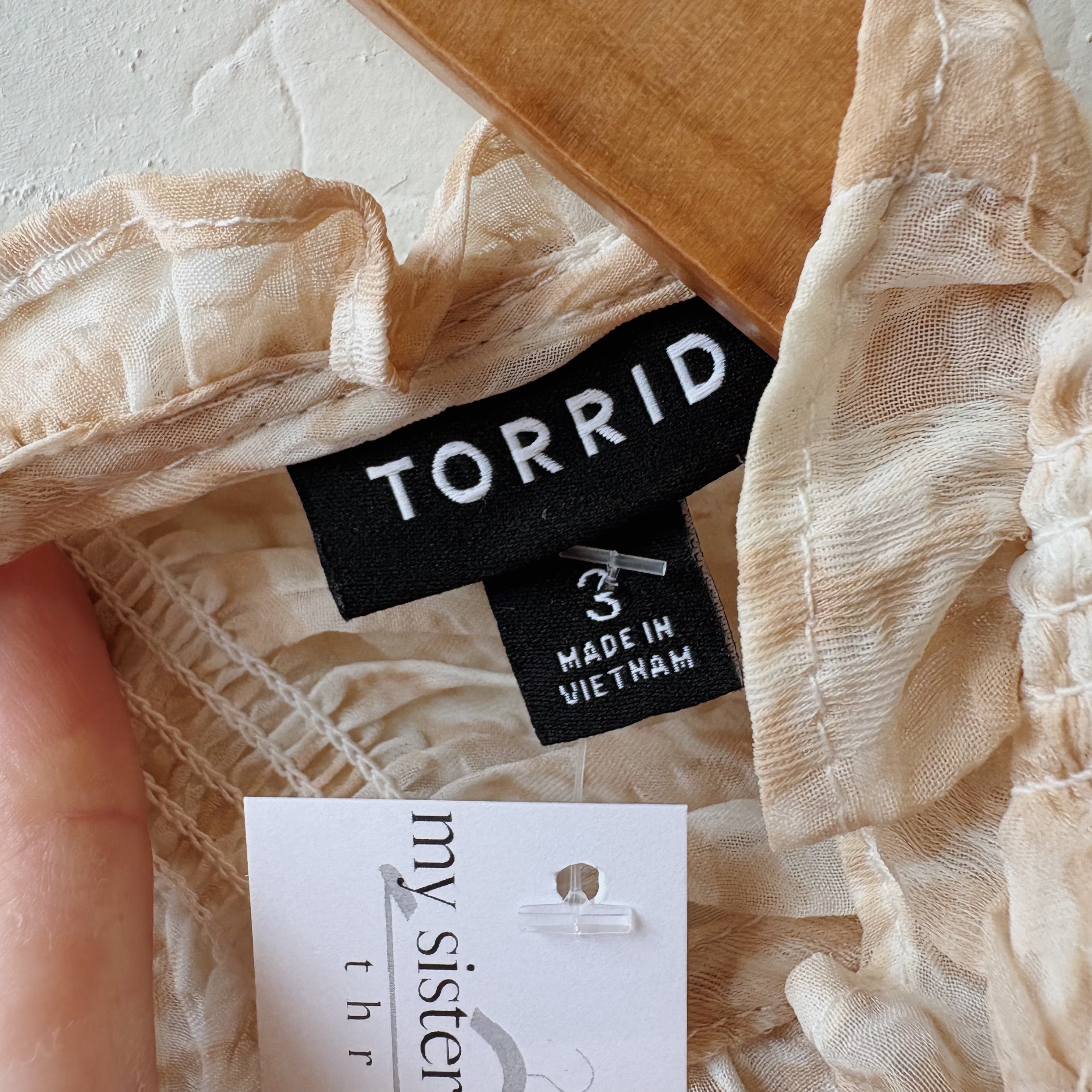 SIZE 3X | Neutral Top