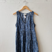 SIZE M | Blue Tiered Dress