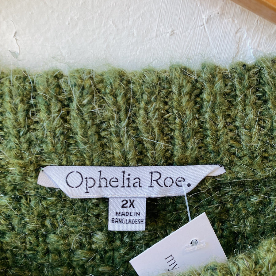 SIZE 2XL | Green Sweater
