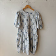 SIZE XXL | Blue Floral Dress