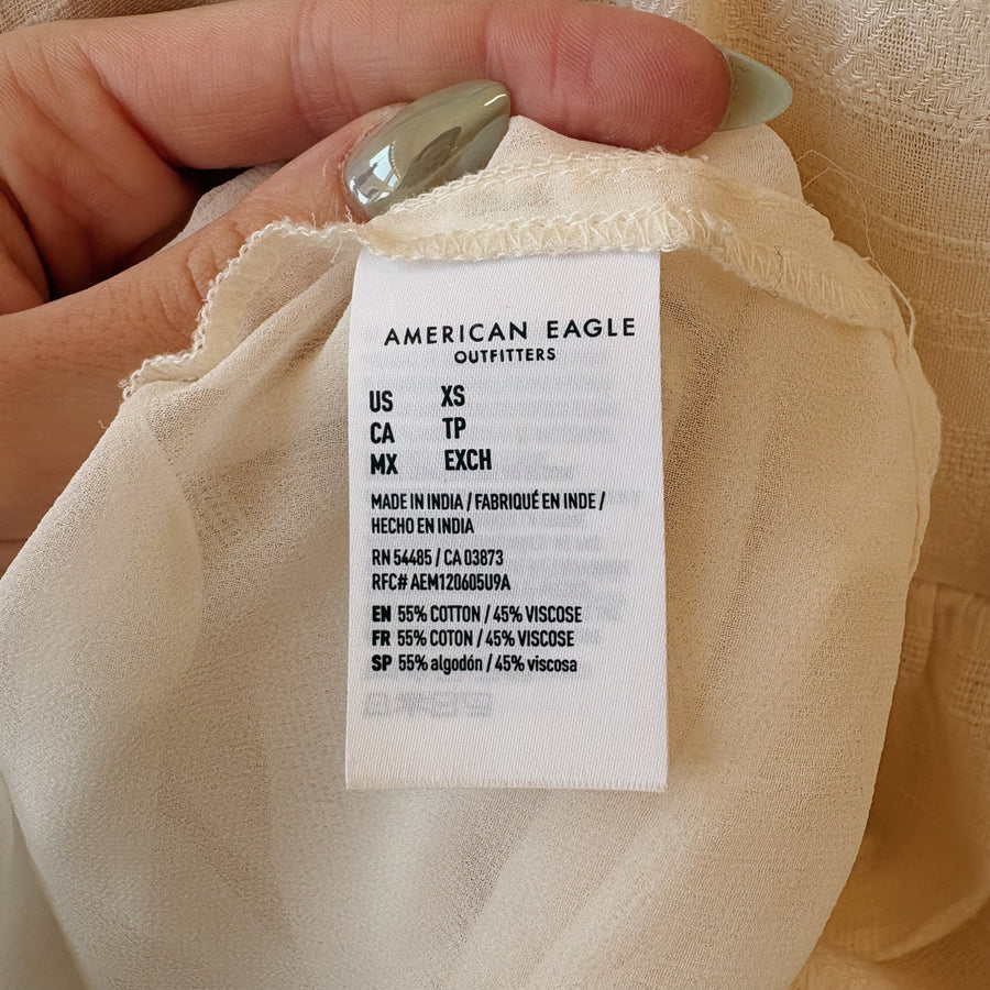 SIZE XS | AE White Dress