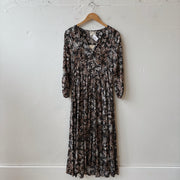 SIZE XS | Black Floral Dress