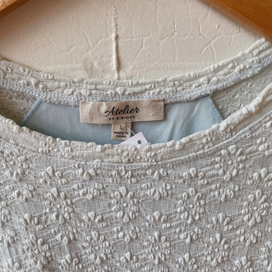 SIZE L | Floral Lace Top