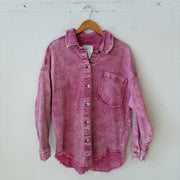 SIZE L | Pink Denim Jacket