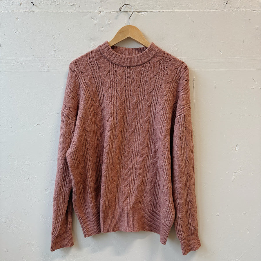 SIZE XS/S | Pink Textured Sweater