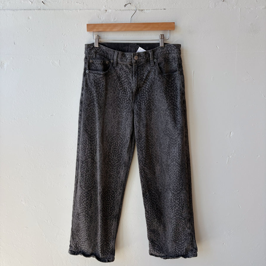SIZE 6 | AE Patterned Jeans