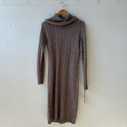 SIZE S | Brown Sweater Dress