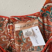SIZE M | Detailed Orange Dress