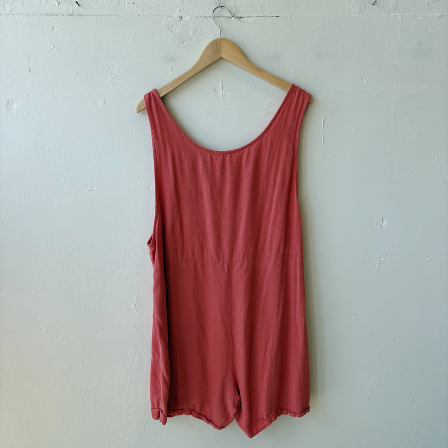 SIZE XL | Orange Romper