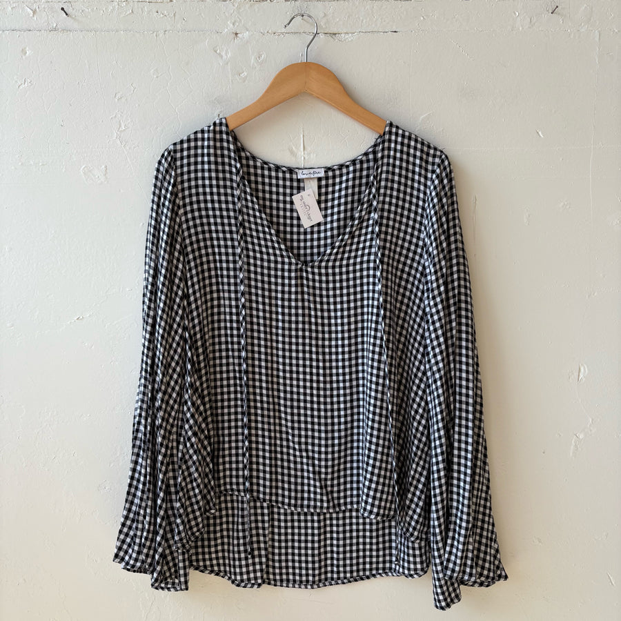 SIZE L | Gingham Top