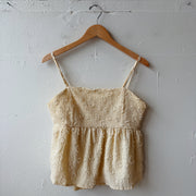 SIZE XL | Yellow Textured Tank