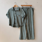 SIZE XXL | Green Striped Set