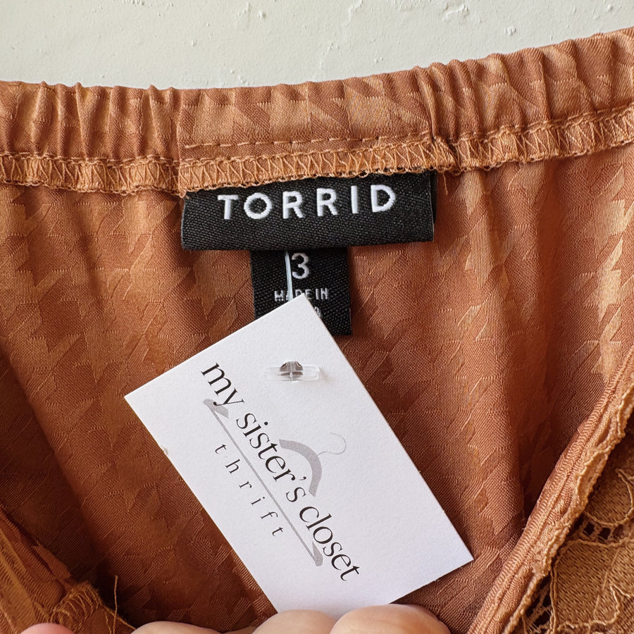 SIZE 3 | Brown Detailed Dress