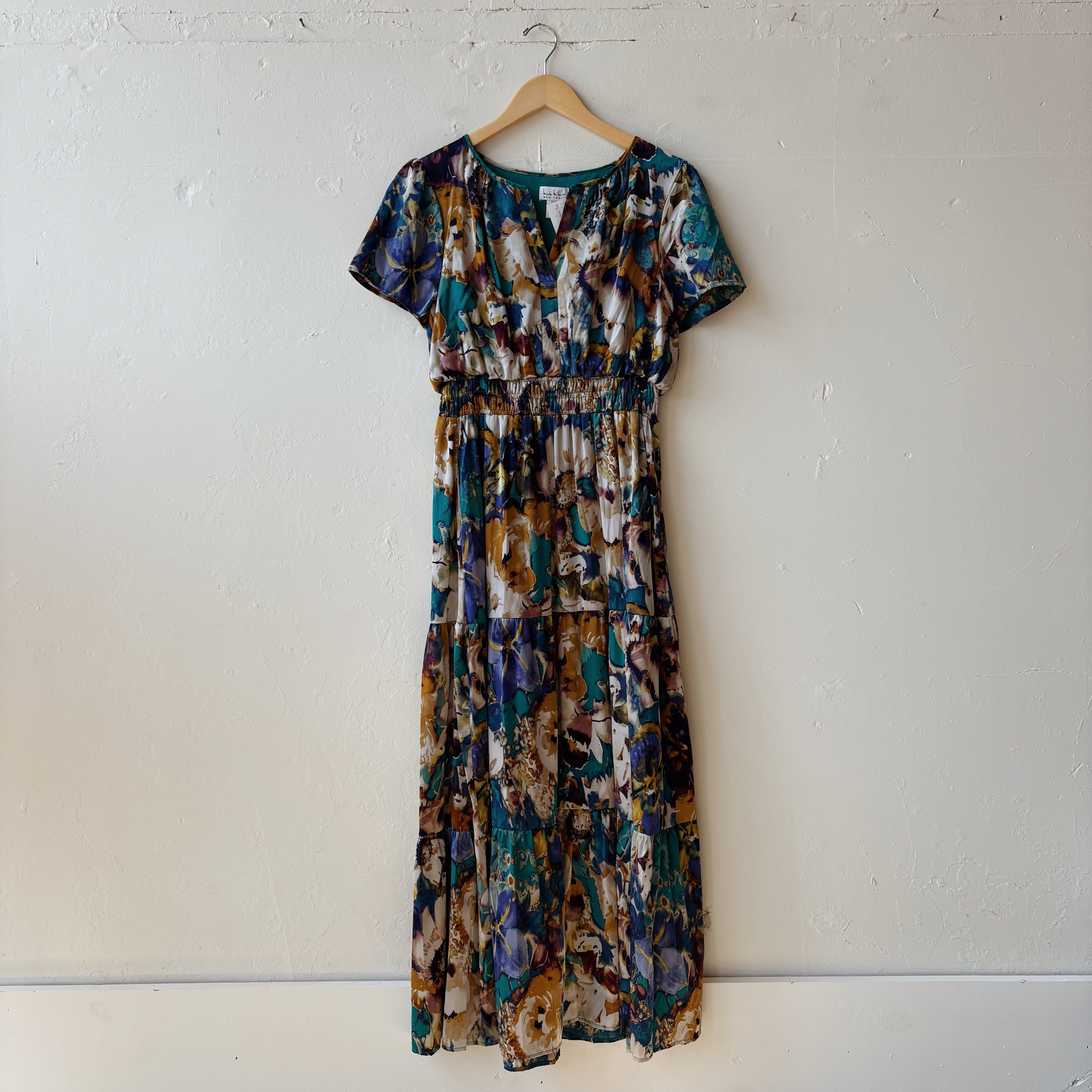 SIZE M | Multicolor Tiered Dress