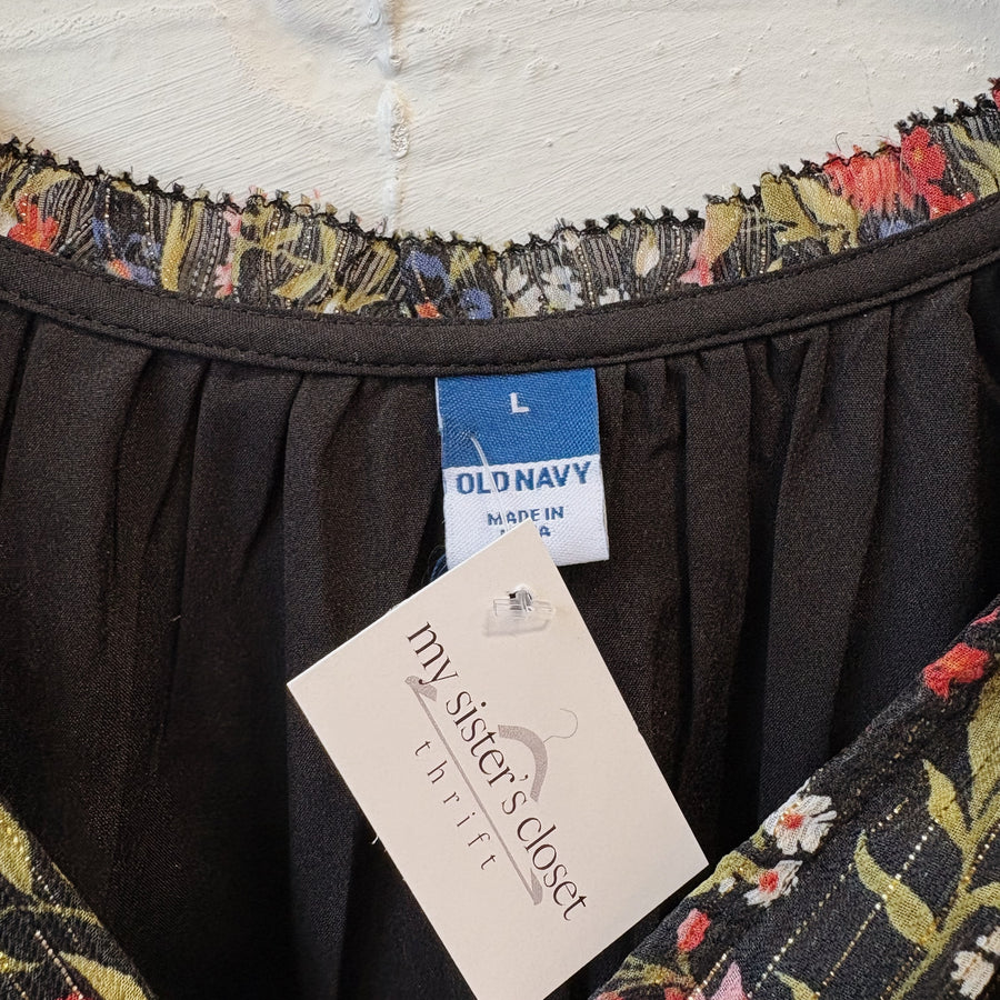 SIZE L | Floral Short Dress