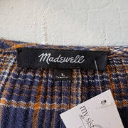 SIZE L | Madewell Plaid Top
