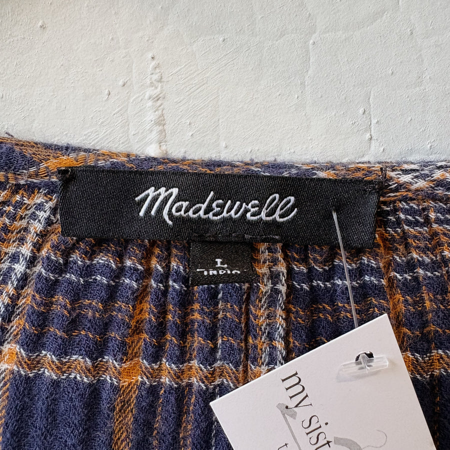 SIZE L | Madewell Plaid Top