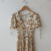 SIZE XS | Yellow Floral Dress