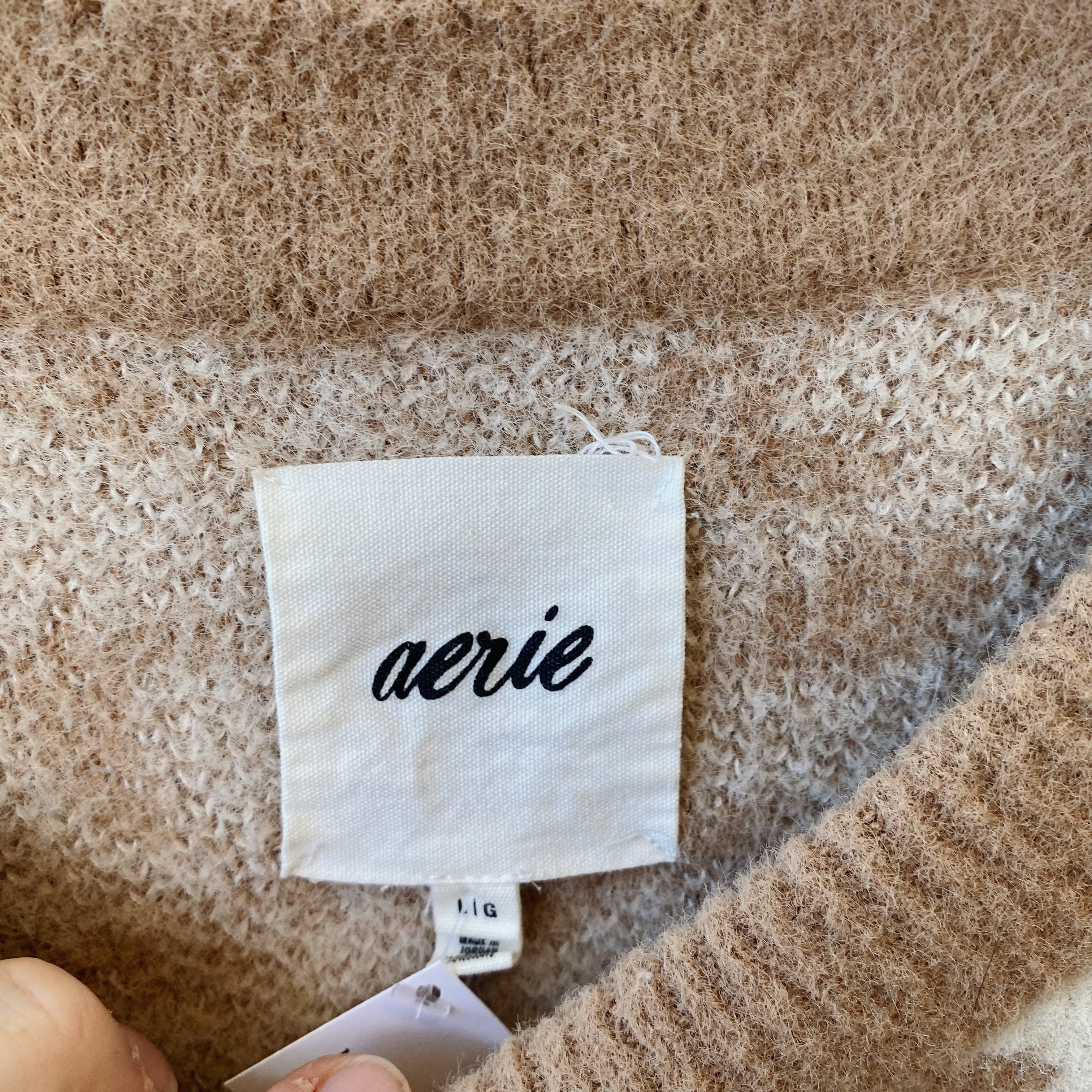 SIZE L | Aerie Leopard Print Sweater