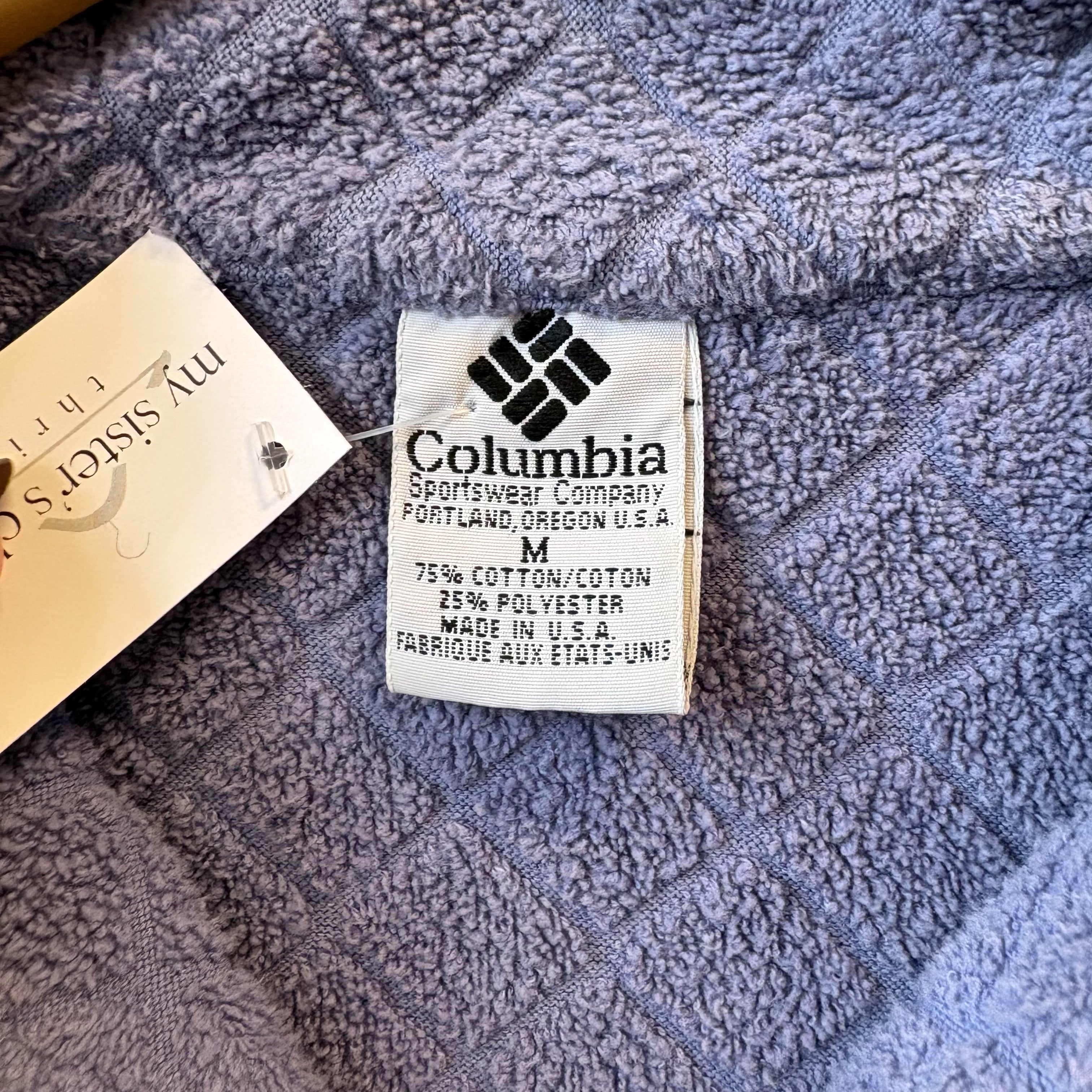 SIZE M | Columbia Blue Quarter Zip