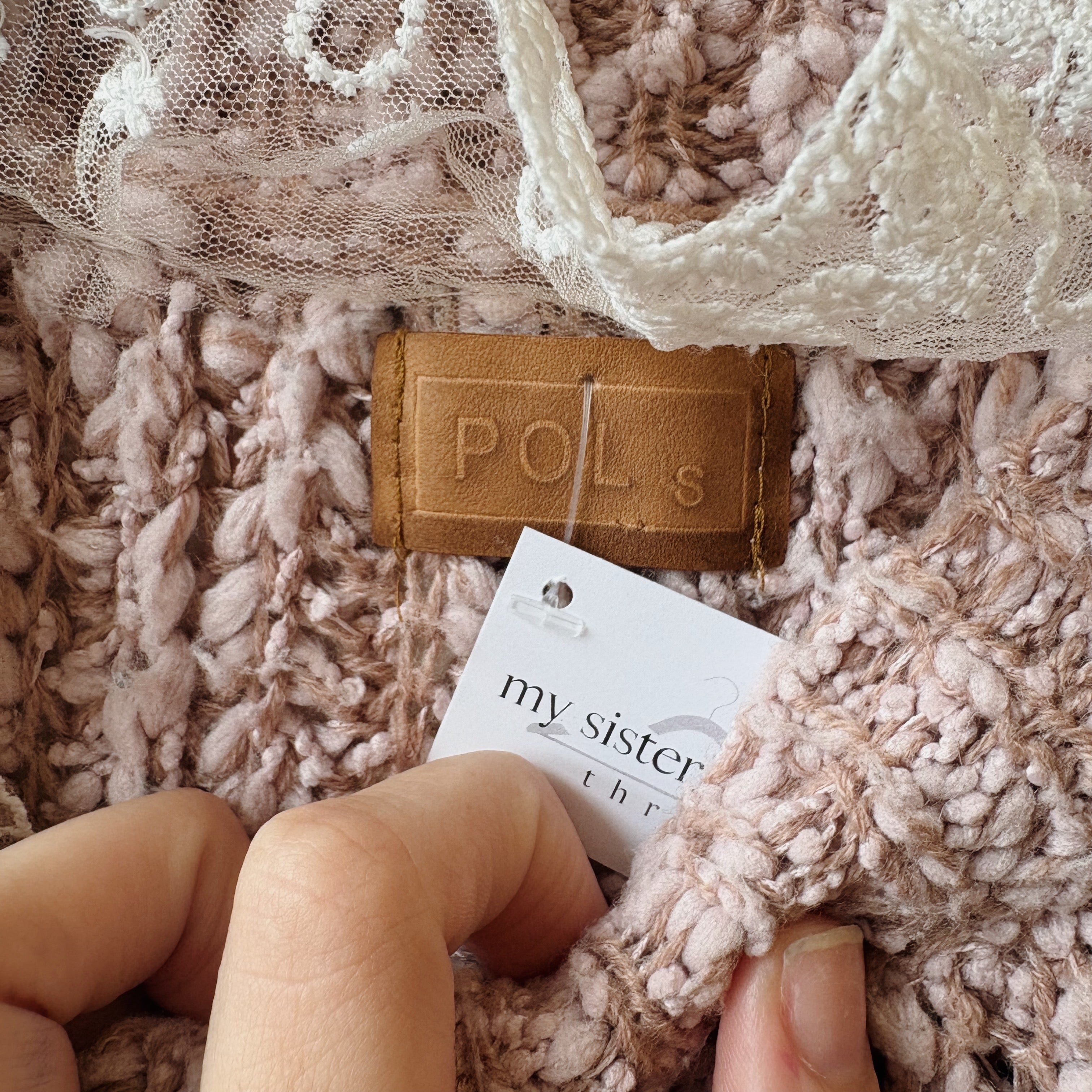 SIZE S | Pink Sweater