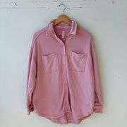 SIZE XXS | Aerie Pink Button Up