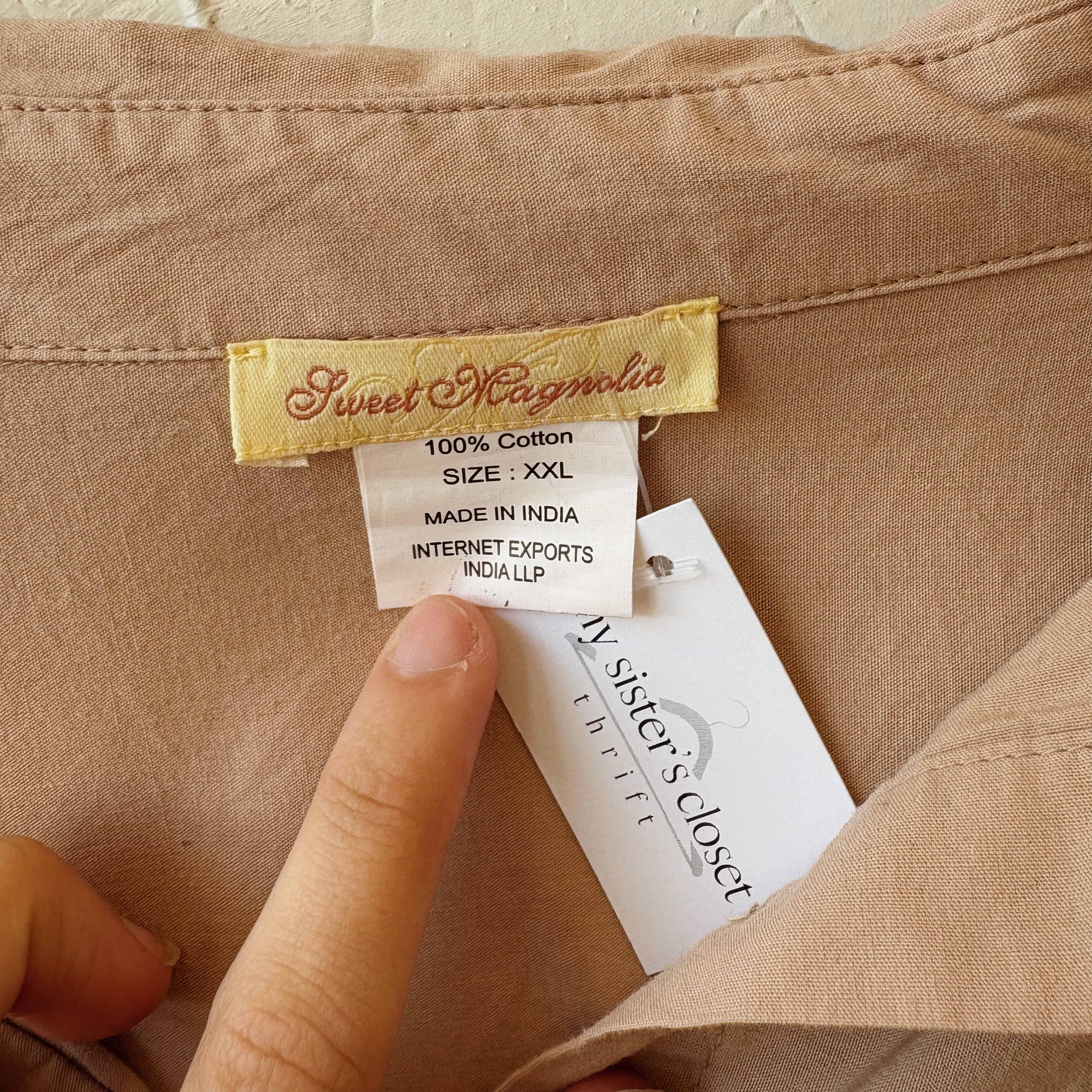 SIZE XXL | Cream Dress