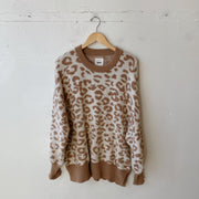SIZE L | Aerie Leopard Print Sweater