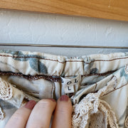 SIZE L | Floral Wide Leg Jeans