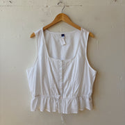SIZE XL | White Tank Top