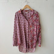 SIZE XXL | Purple Button Up