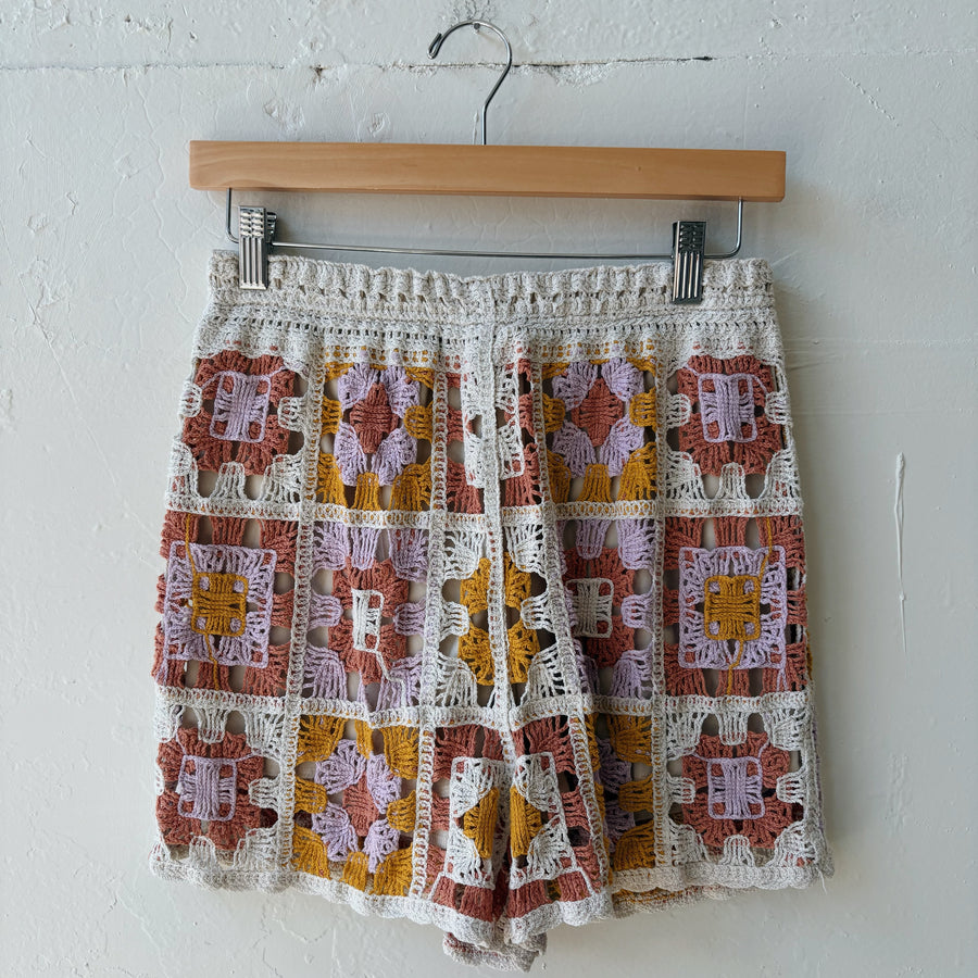 SIZE S | Crocheted Shorts