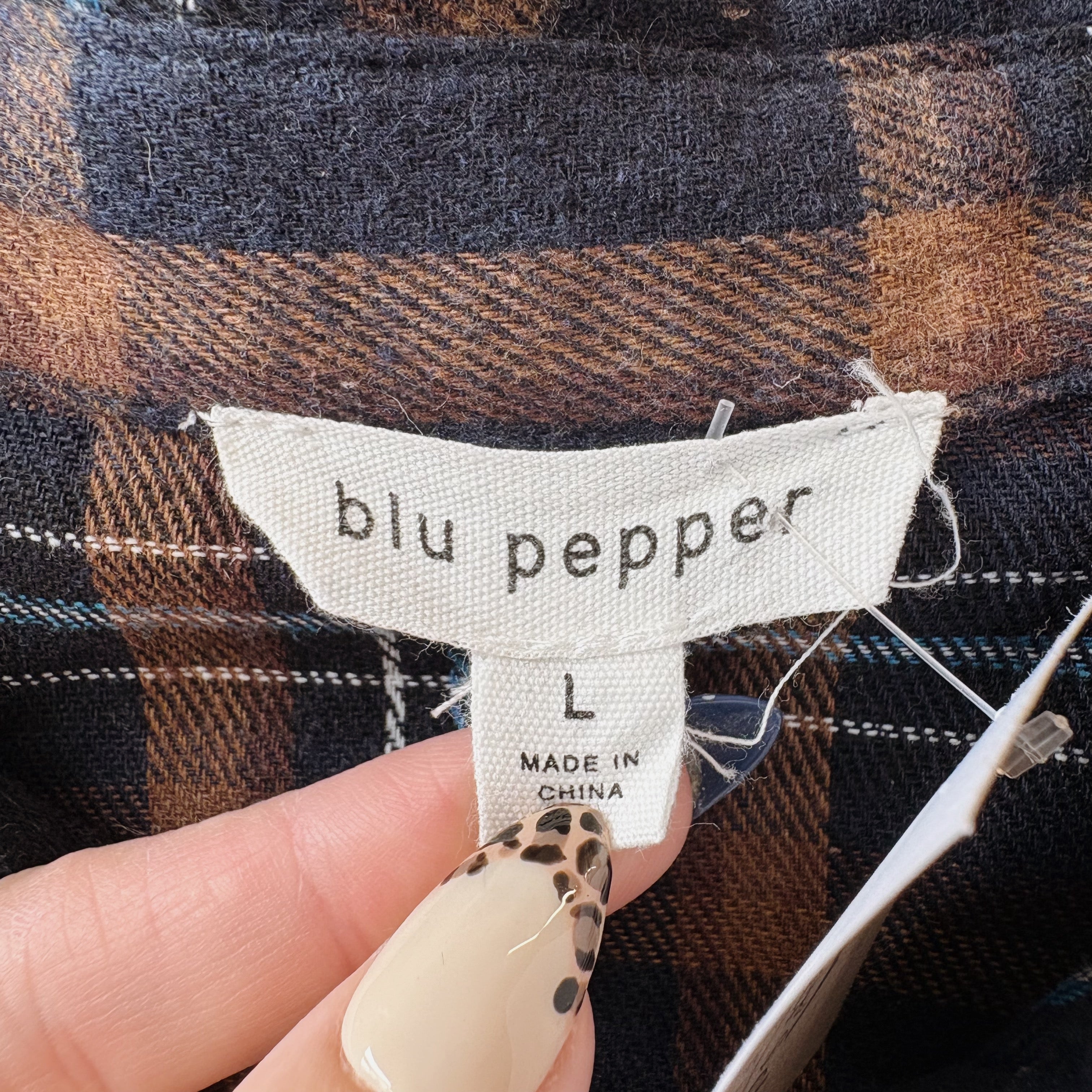 SIZE L | Blue Flannel