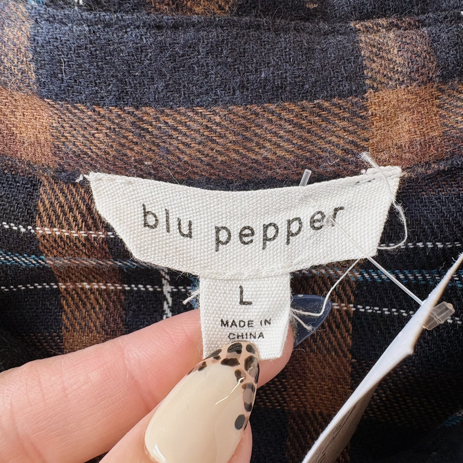 SIZE L | Blue Flannel