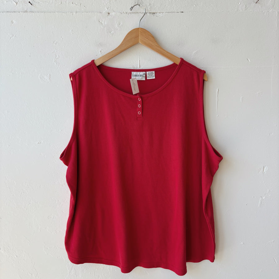 SIZE 26/28 | Red Tank Top