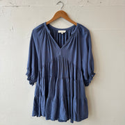 SIZE M | Blue Tiered Top