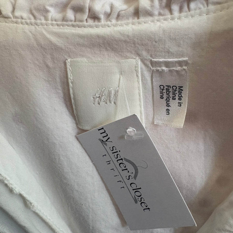 SIZE L | White Eyelet Dress