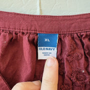 SIZE XL | Burgundy Top